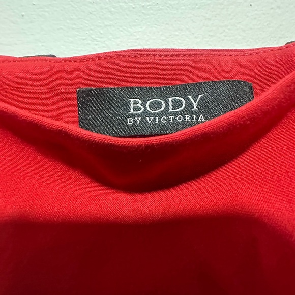 Y2K Body by Victoria Red Lace-Up Pencil Skirt – Office Siren Aesthetic Size 8 - Picture 3 of 5